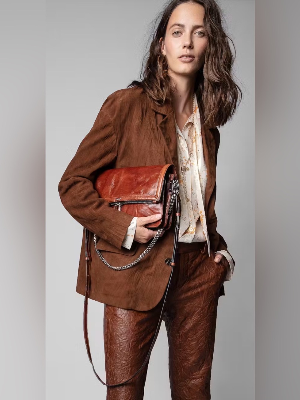 Zadig & Voltaire Suede Jacket | Size Small - Picture 2 of 16